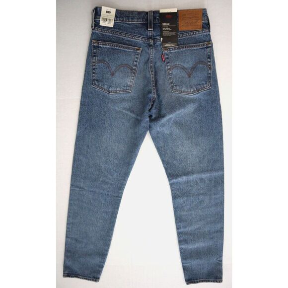 Levi's Premium Women's Sz 25 These Dreams Blue Wedgie Icon High Rise Jeans - Picture 2 of 12